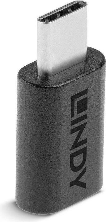 Lindy USB 2.0 Adapter Typ C / Micro-B USB Typ C Stecker / Typ Micro-B Kupplung (USB 2.0)