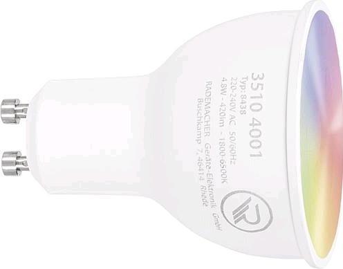 Immagine prodotto Rademacher addZ bianco + colore GU10 LED (GU10, 4.80 W, 420 lm, 1 x, F)