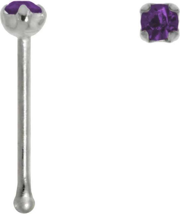 Bijouteria Nasenpiercing (Silber 925, Kristall)