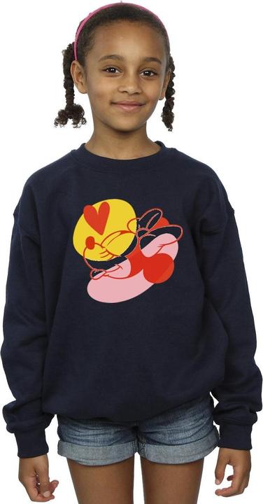 Produktbild Disney Minnie Mouse Tongue Heart Sweatshirt Mädchen (140, 146)