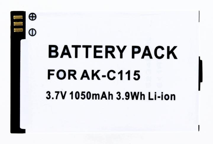 Produktbild AGI 2391 - Akku - Schwarz - Lithium-Ion (Li-Ion) - 1050 mAh - 3,7 V - 57 mm