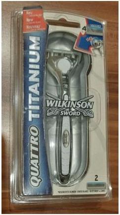 Produktbild Wilkinson Quattro Titanium Rasiermesser mit 2 Klingen