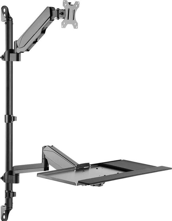 Produktbild myWall My Wall HL64L 1 Stück Monitor-Wandhalterung 43,2 cm (17") - 81,3 cm (32") Schwar (Wand, 32.01")