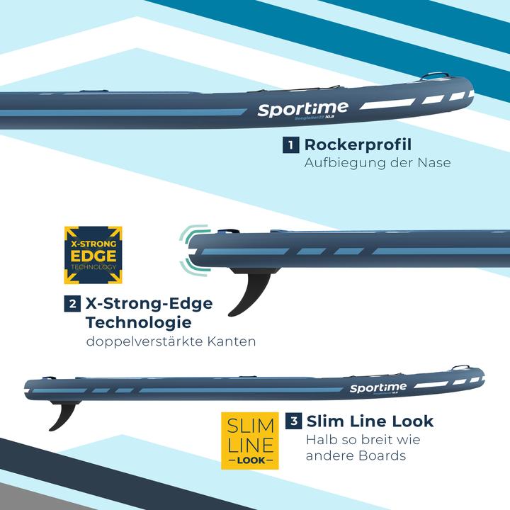 Actual product image Sportime Stand up paddling board sea glider single (10'8")