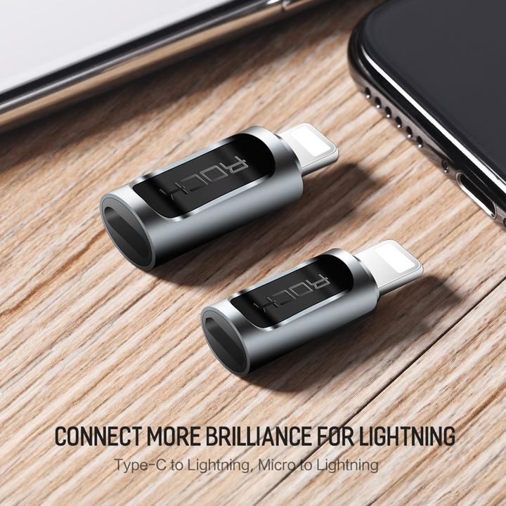 Image du produit Rock Adaptateur USB-C vers Lightning (USB Type C, Lightning)