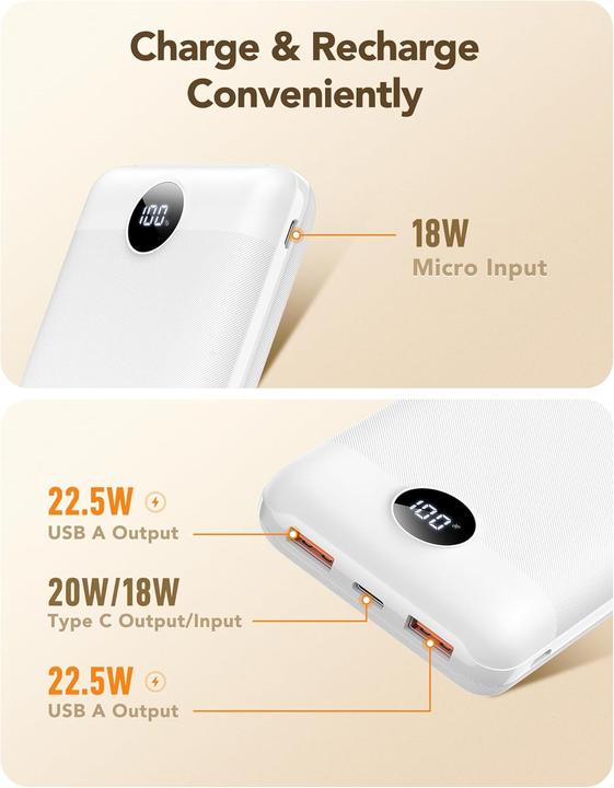Actual product image Veger V2053 (20000 mAh, 22.50 W)