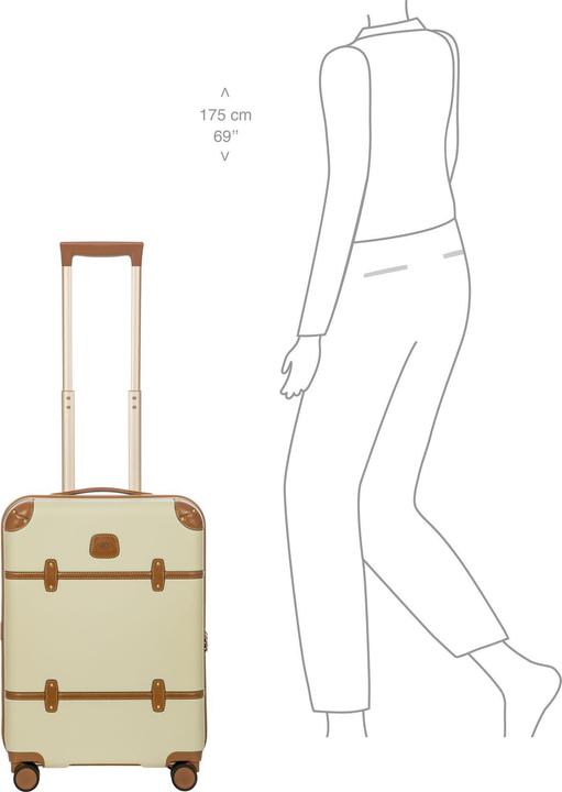 Immagine prodotto Brics Carrello da cabina a 4 ruote Bellagio 55 cm (40 l, Bagaglio a mano (fino a 50 litri))