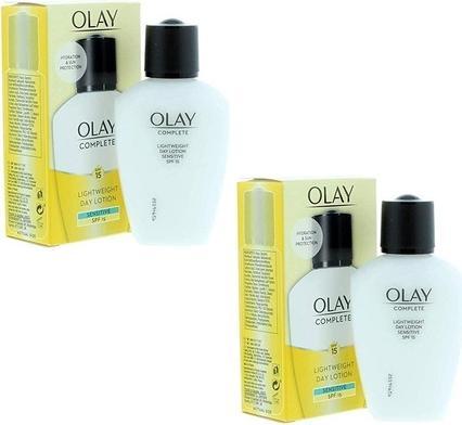 Actual product image Olay Complete Day Lotion Sensitive Spf15 (Sun lotion, SPF 15, 100 ml, 100 g)