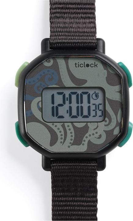 Immagine prodotto Djeco Orologio da polso digitale Polipo nero (Orologio digitale)