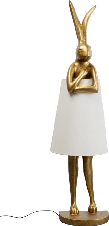 Image du produit Kare Design Lampadaire Animal Rabbit or/blanc 150cm (E27)