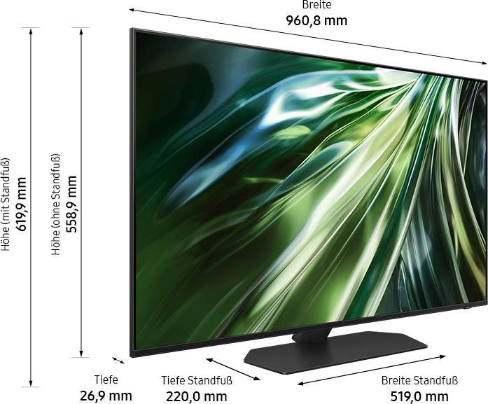 Actual product image Samsung GQ43QN90DATXZG (43", QN90D, NeoQLED, 4K, 2024)