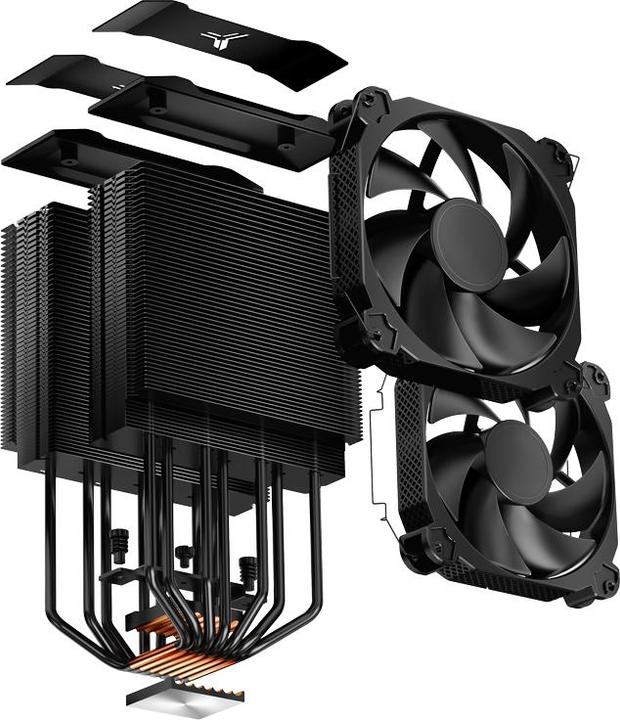 Produktbild Jonsbo HX7280 CPU-Kühler - 2x 140mm, 1x 120mm (160 mm)
