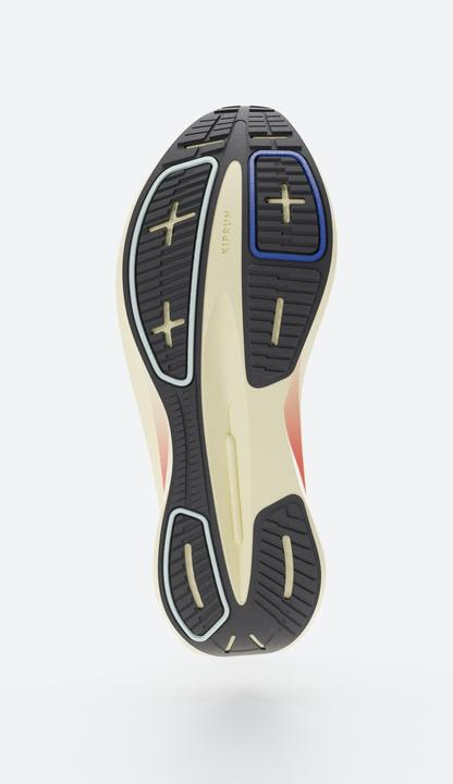 Actual product image Kiprun Laufschuhe Herren - Cushion 500 weiss/beige (43)