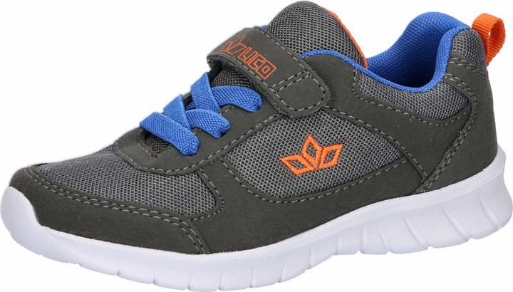 Grey, Orange, Blue