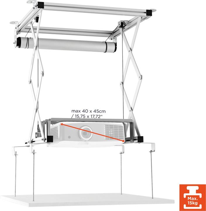 Produktbild Celexon Expert PL300 - Elektrolift für Projektor (Decke)
