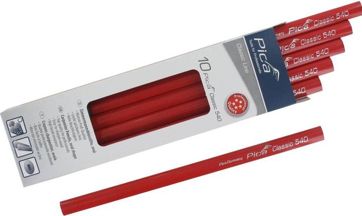 Productafbeelding Pica Timmermanspotlood Classic 540 24 cm SB (2H, 10 x)