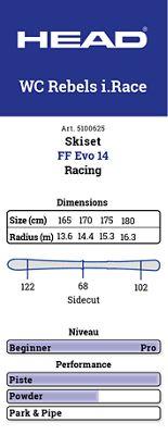 Produktbild Head WC Rebels iRace Ski Set 17/18 (Ohne Bindung)