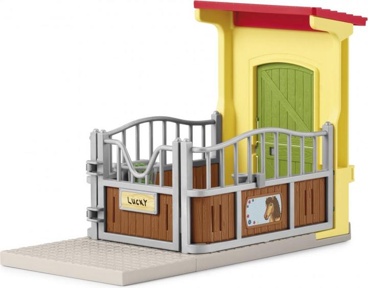 Actual product image Schleich Pony box with Icelandic horse stallion