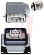 Actual product image Harting HAN 6B Kit SE Metal Hood/Strt Blkhd Base