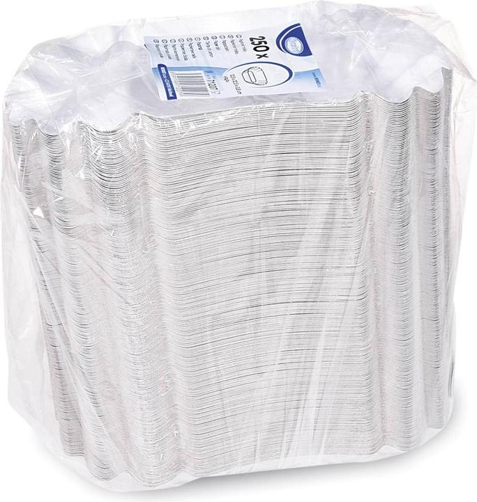 Produktbild Wimex.eu Pappschale oval weiss 20,5 x 12,5 x 3,5 cm - 250 Stück (250 x)