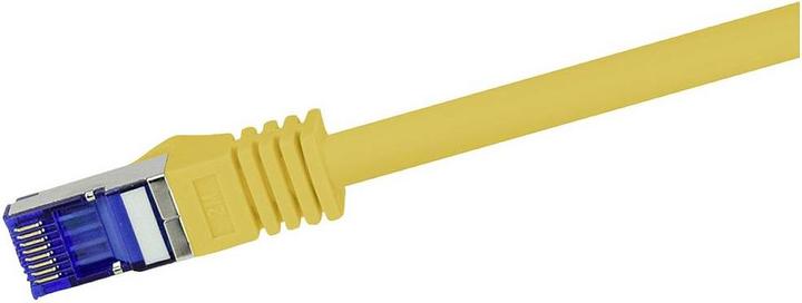 Immagine prodotto LogiLink Cavo patch Ultraflex, Cat.6A, S/FTP, 15 m, giallo con cavo grezzo Cat.7, cavo extra flessibile e (S/FTP, CAT6a, 15 m)