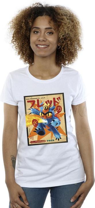 Produktbild Disney Big Hero 6 Baymax Fred Newspaper TShirt (L)