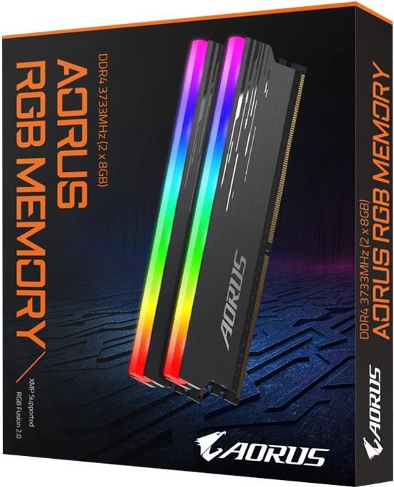 Actual product image Gigabyte Aorus RGB Ddr4 (2 x 8GB, 3733 MHz, DDR4-RAM, DIMM)