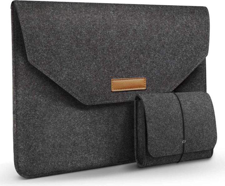 Screenguard Custodia in feltro 2 in 1 per Macbook e Notebook 13,3" (13", Apple)