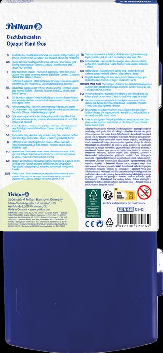 Produktbild Pelikan Deckfarbkasten F455, 22 Farben (22 Farben)