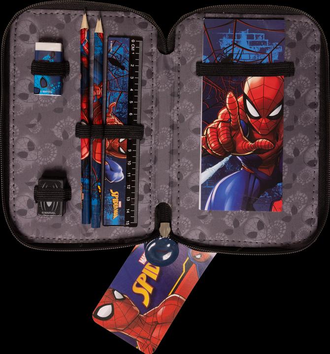 Actual product image Spiderman Spider-Man - Double Pencil Case w/Content (017808516)