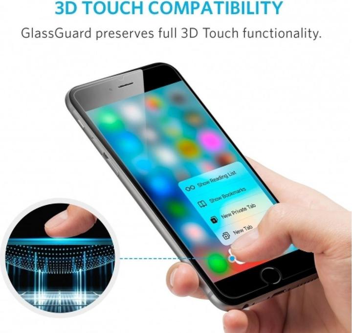 Actual product image Screenguard Apple iPhone 8 Protective Glass Film Case Friendly Design (1 Piece, Apple iPhone 8)