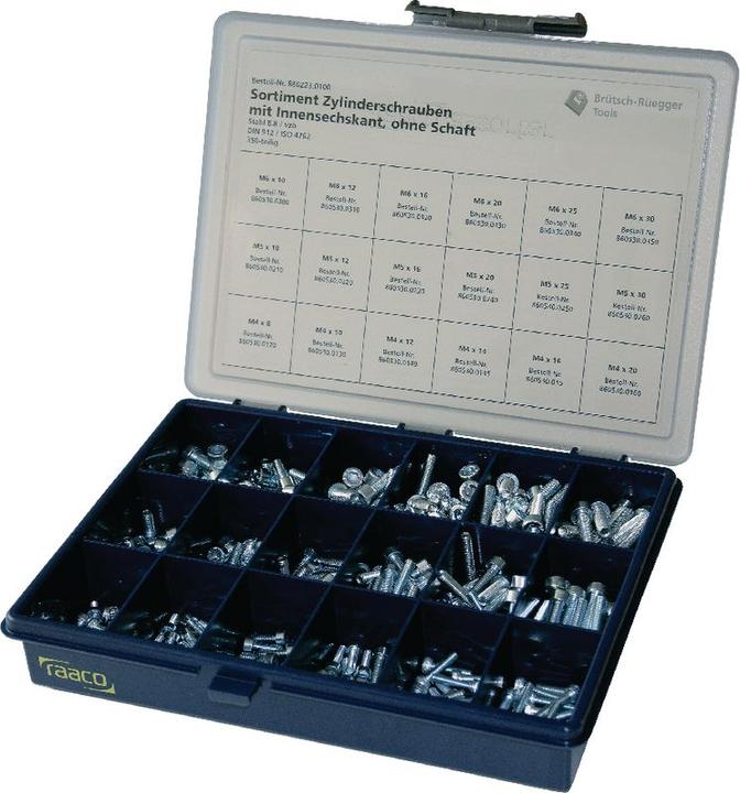 Produktbild BRW Sortiment Zylinderschrauben (350 Schrauben pro Stück)