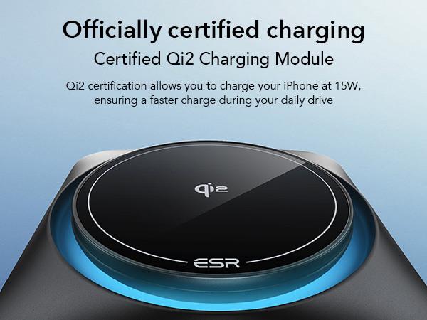 Produktbild ESR HaloLock CryoBoost MagSafe Car Mount Wireless Charger