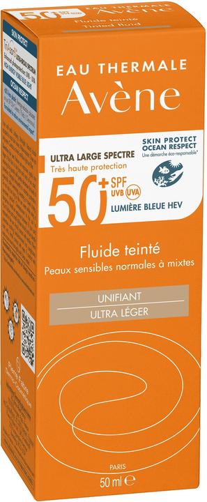 Actual product image Avène Tinted sun fluid (Sun cream face, SPF 50, 50 ml, 70 g)