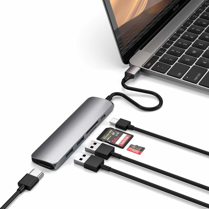 Actual product image Satechi ST-SCMA2M (USB-C, 6 Ports)