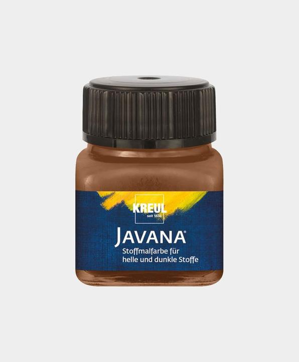 Produktbild Kreul Javana Stoffmalfarbe für helle und dunkle Stoffe, 20 ml (Rehbraun, 20 ml)