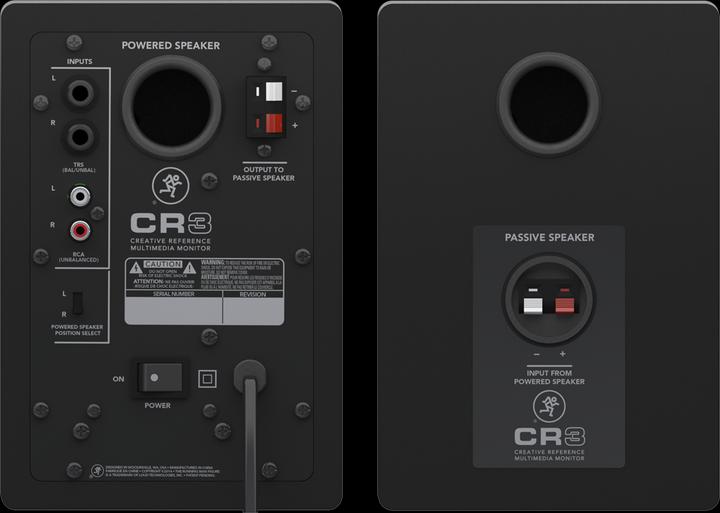 Actual product image Mackie Cr3 (Passive, Active, Pair)