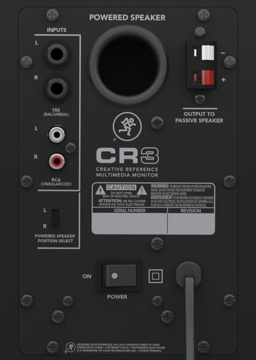 Actual product image Mackie Cr3 (Passive, Active, Pair)