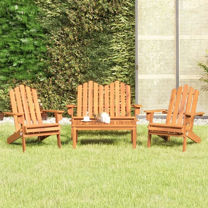 Image du produit VidaXL Ensemble de salon de jardin Adirondack 5 pièces en acacia massif