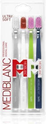 Actual product image Mediblanc Ultra Soft Toothbrush 4 pcs (Extra soft, 4 x)