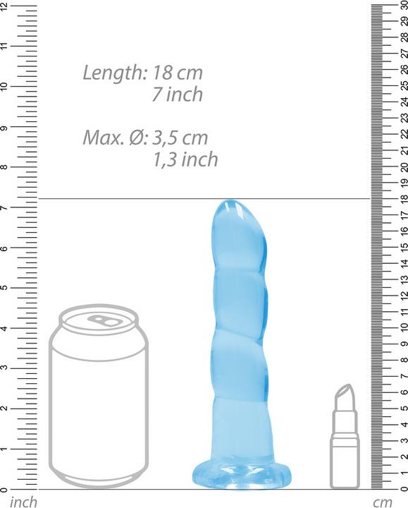 Produktbild RealRock Non Realistic Dildo With Suction Cup 7" / 17cm