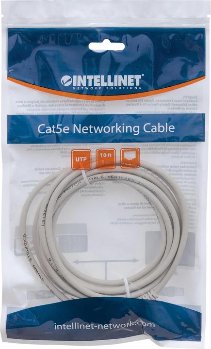 Produktbild Intellinet Patch-Kabel (U/UTP, CAT5e, 3 m)