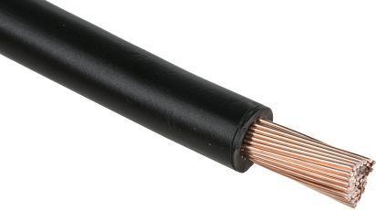 Actual product image Rs Pro Black flexible switchgear cable,80/0.4mm (25 m)