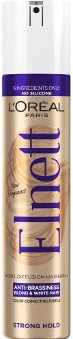 L'Oréal Paris L'Oreal Paris Elnett Anti-Brassiness Color-Correcting Purple Micro-Diffusion Hairspray 300 Ml (300 ml)