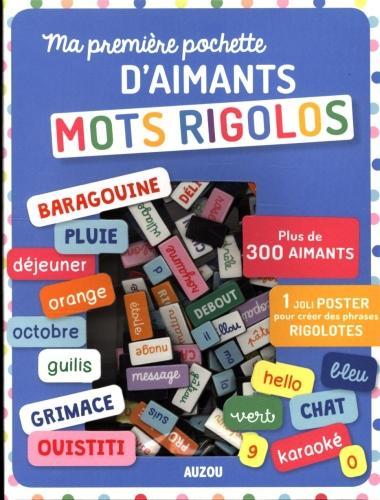 Actual product image Auzou France Mots rigolos : ma première pochette d'aimants (French)