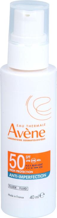 Actual product image Avène Anti-Imperfection Fluid LSF 50, 40 ml Lösung (Sun cream face, SPF 50, 40 ml)