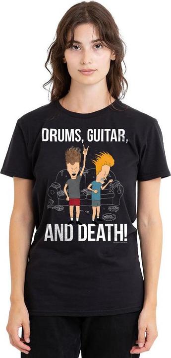 Produktbild Universal Textiles Drums Guitar & Death TShirt (XL)