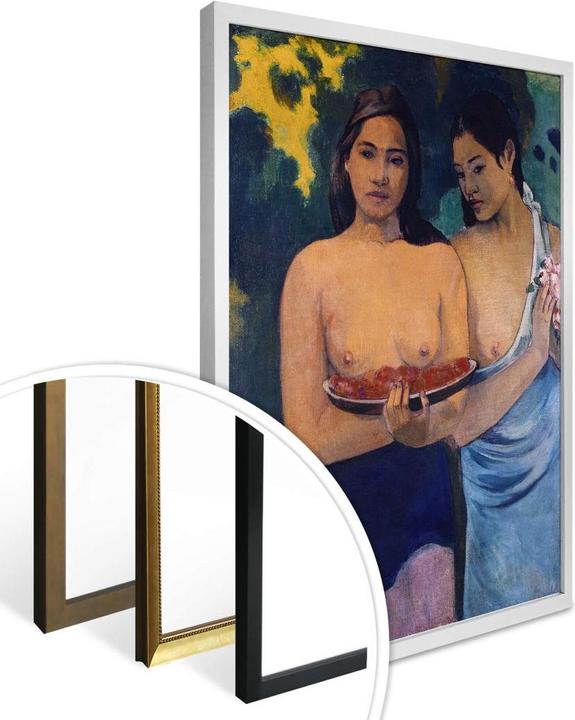 Produktbild Trenddeko Zwei Frauen von Tahiti (24 x 30 cm)
