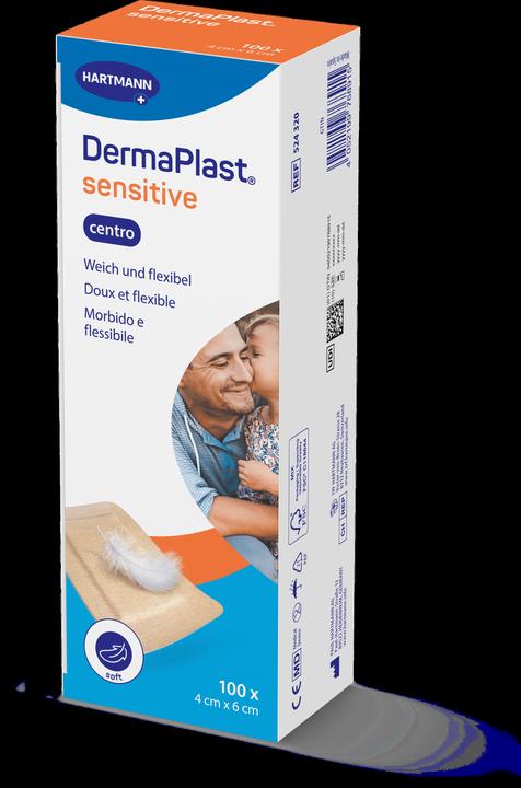 Actual product image DermaPlast Sensitive hautfarbig (100 x)
