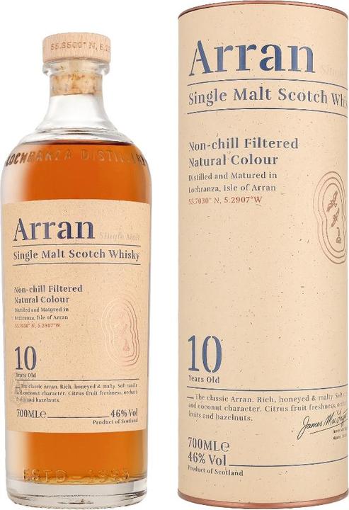 Produktbild Arran Distillery 10 Years (Single Malt, Scotch Whisky, 1 x 70 cl)